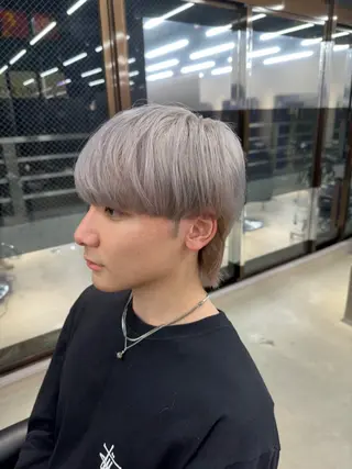 ショート カラー メンズ 鈴木/ニュアンス パーマ/メンズのヘアスタイル