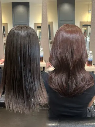 ロング カラー こくぶん ひよりのヘアスタイル