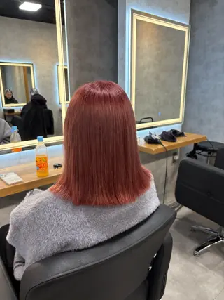 ミディアム カラー 神谷勇太/ 札幌透明感カラー特化のヘアスタイル