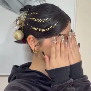 ロング ヘアアレンジ 🫧透明感ボブ/ ハイトーン.nanoのヘアスタイル