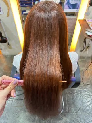 ロング カラー 鎌ヶ谷大仏フレスコ ✂︎　NATSUMIのヘアスタイル