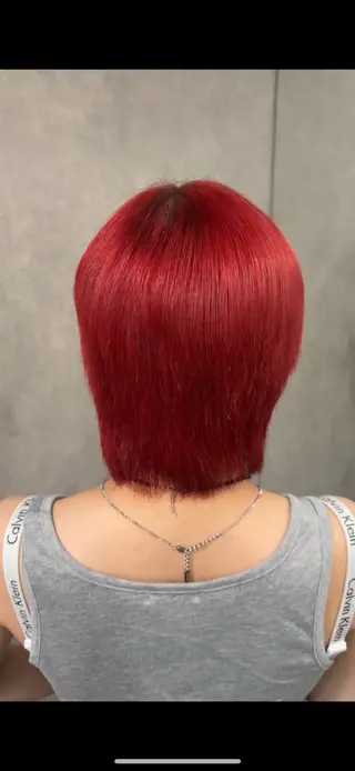 ショート カラー がわ/ハイレイヤー /ハイトーンカラーのヘアスタイル