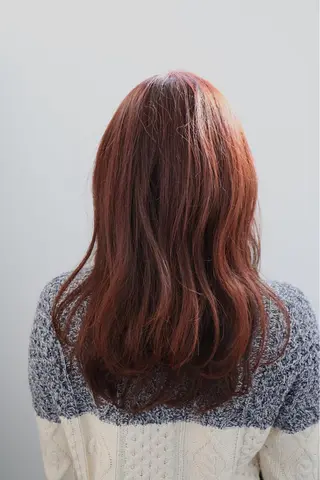 ロング カラー soins de MaLilyのヘアスタイル