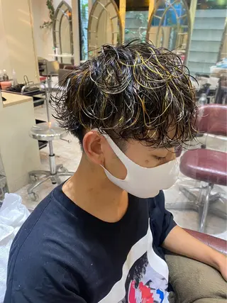 パーマ メンズ メンズモデル募集中✨ 永野大樹のヘアスタイル