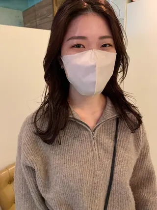 セミロング カラー AR.MARA サトウヒカルのヘアスタイル