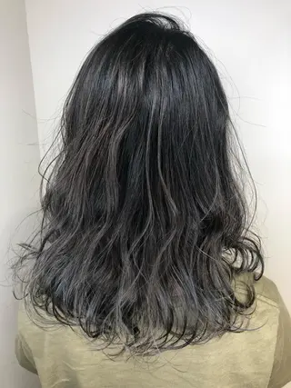 セミロング カラー メンズヘア特化 崎田 成人のヘアスタイル