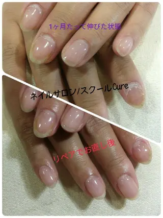 ネイル ショート ネイルサロン Cureのネイルデザイン
