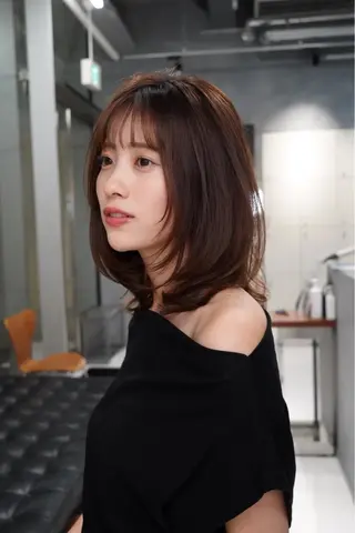 ミディアム 表参道美容師 ぶんじのヘアスタイル