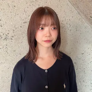 ミディアム 平尾/薬院*北谷治子 *艶髪レイヤーカットのヘアスタイル