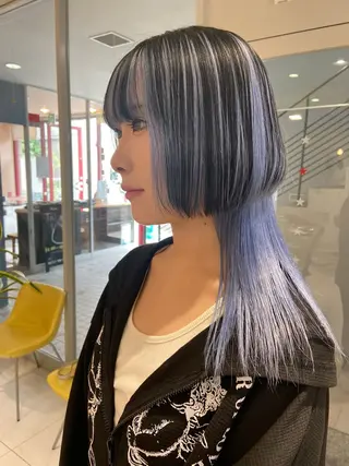 ロング カラー 浅野 匠のヘアスタイル