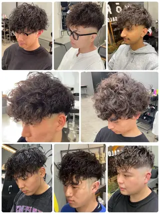 ショート パーマ メンズ メンズ専門サロン wokeのヘアスタイル