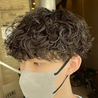 ミディアム パーマ メンズ 立川メンズ特化/ パーマ職人/氣田瞬介のヘアスタイル