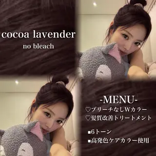 ロング カラー 💗愛され暖色💗 ピンク/レッド💗のヘアスタイル