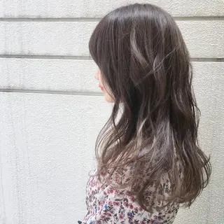 ロング カラー 低ダメージパーマ ケアパーマ/武田明大のヘアスタイル