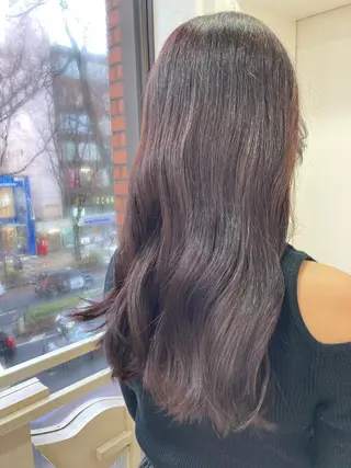 ロング カラー 🇰🇷韓国風艶髪✨ 髪質改善 倉岡しおんのヘアスタイル