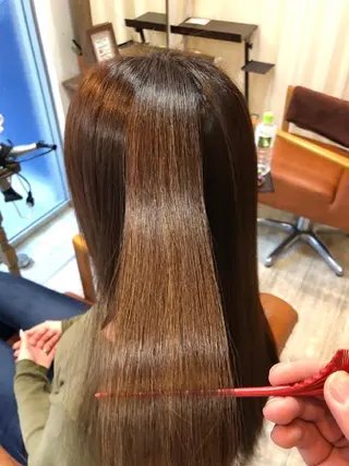 セミロング BARBER/ 髪質改善/南慎也のヘアスタイル