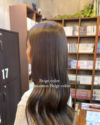 セミロング カラー 韓国・ナチュラル特化 naoki.のヘアスタイル