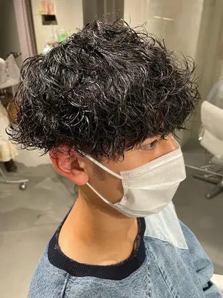 パーマ メンズ Nikiita リコのヘアスタイル