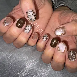 ネイル Milea🩵 Sayaka🪩のネイルデザイン