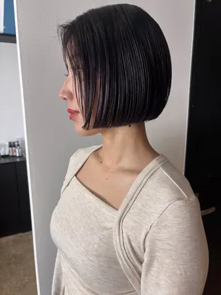 ショート カラー ヘアアレンジ 広島/ボブ/レイヤー 🌿‬wakabaのヘアスタイル