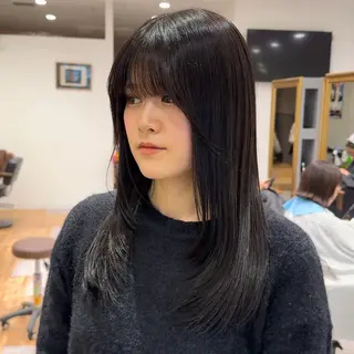 ミディアム 透明感/オリーブ /わがつまこうすけのヘアスタイル