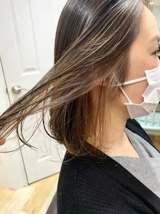 ミディアム パーソナルカラー lapiax阿部のヘアスタイル