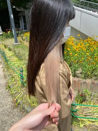 ロング カラー 鈴木/ニュアンス パーマ/メンズのヘアスタイル