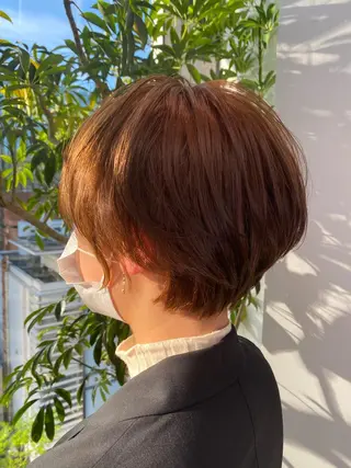 ショート デザインカラーウルフ 宙也のヘアスタイル