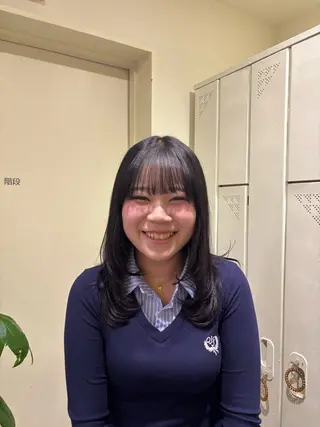 セミロング hinano/ 梅田 カットモデルのヘアスタイル