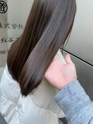 セミロング 藤田 遼のヘアスタイル