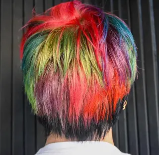 ショート カラー ヘアアレンジ Junko .のヘアスタイル