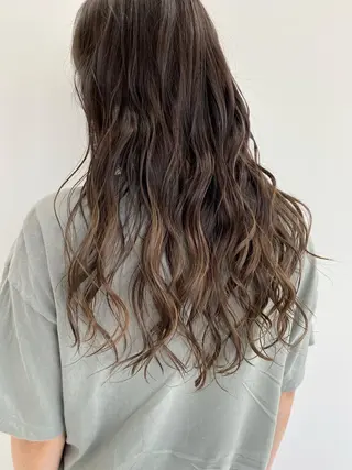 ロング カラー パーマ ヘアアレンジ キッズ ネイル ★ 里奈★のヘアスタイル