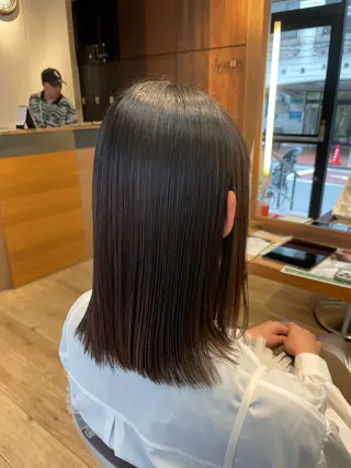 セミロング koiki/赤味消し /艶カラー🎀✨のヘアスタイル