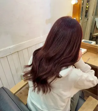 ロング 大橋 彩芽のヘアスタイル