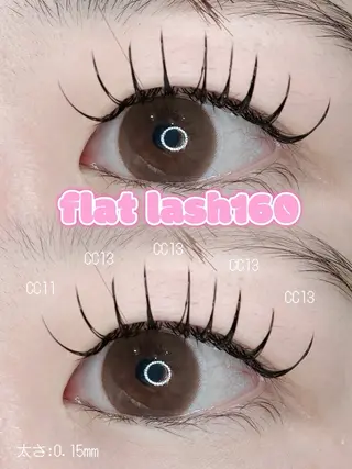 マツエク・マツパ blancnoir lash所属・棚岡 結花のマツエク・マツパデザイン