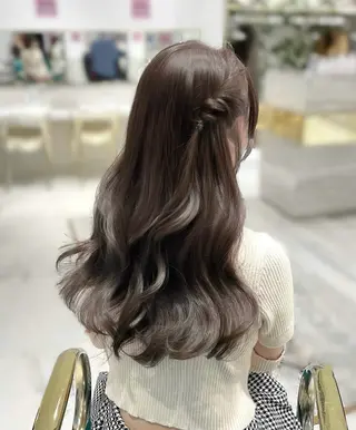 ヘアアレンジ 透明感/レイヤー🎀 春カラー/エリコ🌈のヘアスタイル