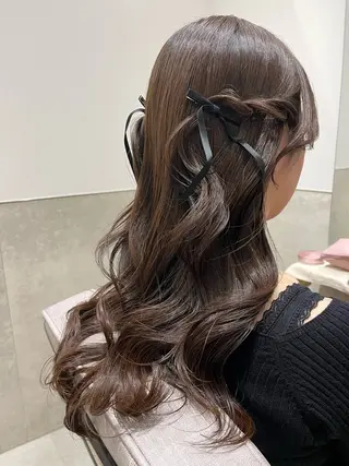 ヘアアレンジ しみず さきのヘアスタイル