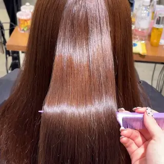 セミロング 堀江 真維のヘアスタイル