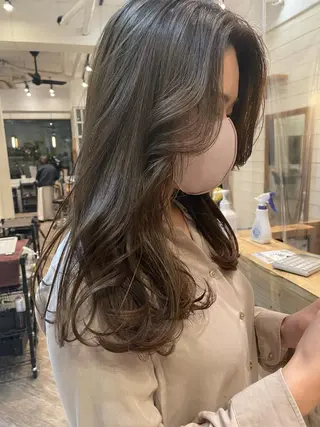 ロング ✨透明感ケアカラー✨ 長野ゆきなのヘアスタイル
