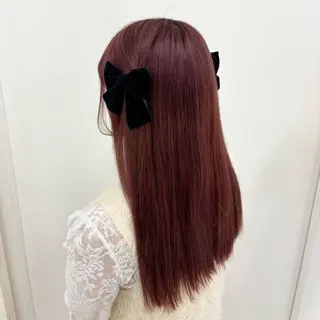 カラー ツヤ感カラー/韓国 カットkanna🖤のヘアスタイル