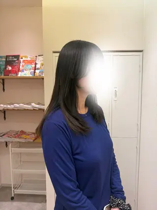 ロング RosierBlue 工藤のヘアスタイル