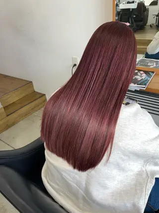 ロング カラー 平野 朋未のヘアスタイル