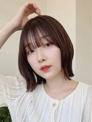 ミディアム ショート、ボブ特化 根来悠斗のヘアスタイル