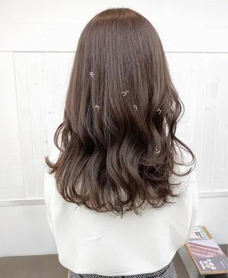セミロング ☀️透明感color KURO☀️のヘアスタイル