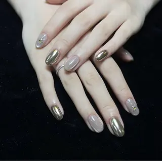 ネイル Chiara 長さだしのネイルデザイン