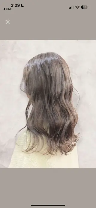 セミロング センター南　髪質改善 大引　優のヘアスタイル