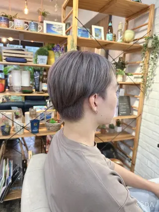 カラー ✨透明感カラー🌱 上村 舜のヘアスタイル