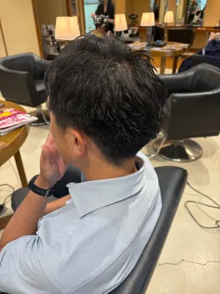 メンズ ⟡.·mamiya 縮毛矯正/ヘアセットのヘアスタイル