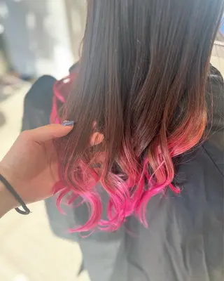 ロング カラー 白金台カラーリスト あきよしのヘアスタイル