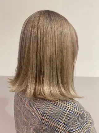 ショート カラー 婦中町／4月限定無料 カットメニューありのヘアスタイル